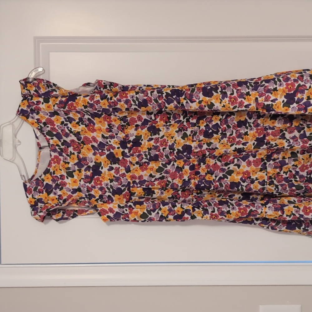 Purple spring dress